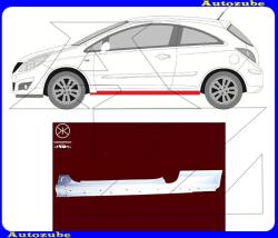 OPEL CORSA D 2011.03-2014.08 /S07/ Küszöb bal "3 ajtós" (külső javítólemez) KLOKKERHOLM 5024001