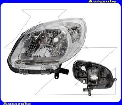 RENAULT KANGOO 2 2013.07-2021.05 Fényszóró bal króm házas (H4) (motor nélkül) TYC 20-14906-15-2