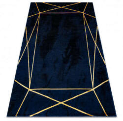 Glamour Kizárólagos EMERALD szőnyeg 1022 glamour, elegáns geometriai sötétkék / arany 200x290 cm (AF704)
