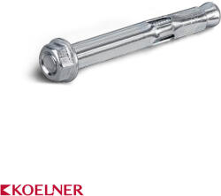 Koelner KT-10100 feszítőhüvelyes alapcsavar anyával - 10x100/50 mm (KT-10100)