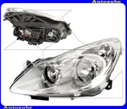 OPEL CORSA D 2006.09-2011.02 /S07/ Fényszóró bal króm házas (H7/H1) (motor nélkül) DEPO 442-1152L-LDEM1