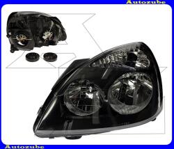 RENAULT CLIO 2 2001.06-2005.09 Fényszóró bal, fekete házas (H7/H1) motor nélkül DEPO /RENDELÉSRE/ 551-1138L-LD-EM