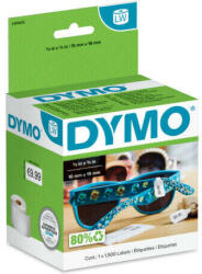 DYMO etikett ékszercímke 10mmx19mm 1500db/tekercs (2191635) - pepita