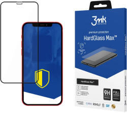 3mk Protection HardGlass Max iPhone 12 Pro Max 6, 7" teljes képernyős ujjlenyomamentes edzett üvegfólia, fekete
