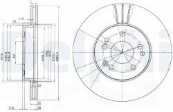 DELPHI Disc frana DELPHI BG2345 - centralcar