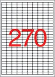 APLI Etikett, univerzális, 17, 8×10 mm, eltávolítható, kerekített sarkú, APLI, 6750 etikett/csomag (LCA10197)