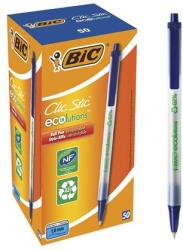 BIC Golyóstoll, 0, 32 mm, nyomógombos, BIC „Clic Stic ecolutions, kék (BC8806891)