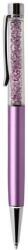 Art Crystella Golyóstoll, világoslila, felül világoslila SWAROVSKI® kristállyal töltve, 14 cm, ART CRYSTELLA® (TSWG044) - becsiirodaker