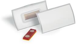 DURABLE Névkitűző, mágnessel, elfordulásgátlóval, 75×40 mm, DURABLE „CLICK FOLD (DB825919)