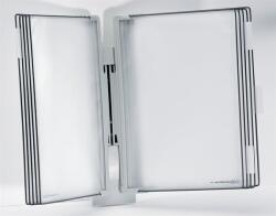 TARIFOLD Bemutatótábla tartó, fali, 10 db bemutatótáblával, DJOIS „Design, szürke (TF714300)
