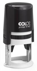 COLOP Bélyegző, kör, COLOP „Printer R 40, fekete cserepárnával (IC1034000)
