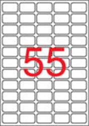APLI Etikett, univerzális, 36, 8×23, 8 mm, eltávolítható, kerekített sarkú, APLI, 5500 etikett/csomag (LCA03051)