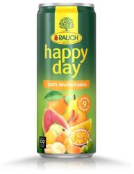 Rauch Gyümölcslé, 100%, 0, 33 l, dobozos, RAUCH „Happy day, Multivitamin (KHI452V)