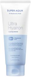 Missha Super Aqua Ultra Hyalron Cleansing Foam habzó arctisztító 10-féle hialuronsavval (MSH1010200JA)