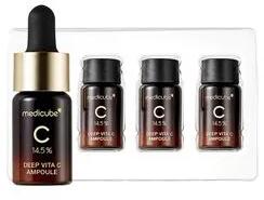 medicube Deep Vita C Ampoule Set folthalványító és bőrsimító ampulla C-vitaminnal