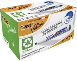 BIC Flipchart- és táblamarker, 1, 1-5, 6 mm, vágott, BIC "Velleda ecolutions", zöld (BC904949) - onlinepapirbolt