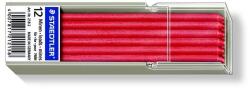 STAEDTLER Jelölõkréta hegy, mindenre író, lemosható (omnichrom), STAEDTLER "Lumocolor 218", piros (12 szál) (TS2182)