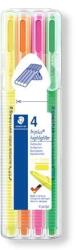 STAEDTLER Szövegkiemelõ készlet, 1-4 mm, STAEDTLER "Triplus 362", 4 különbözõ szín (4 db) (TS362SB4)