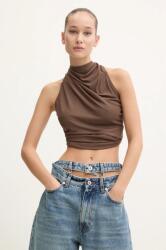 Rick Owens Lilies felső barna, női, sima, LI02D5121RV - barna 38