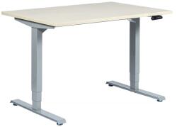 BeActive PRO Elektromosan Állítható Asztal - Fehér, Akác, 36 mm, 160x80