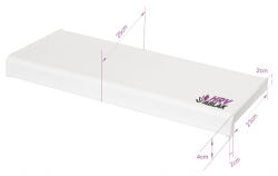 25 cm-es PROJECT műanyag ablakpárkány fehér színben (FSP566)