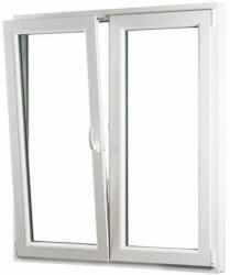 Schüco Két szárnyú, középen felnyíló műanyag ablak 150X150 cm balos SCHÜCO CT70 (VSZBNY150150BCT70F)