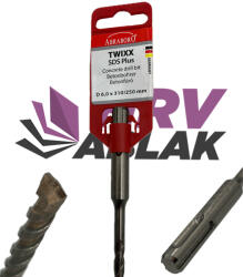 ABRABORO SDS PLUS TWIXX betonfúró D 6×310/250 mm (0203000002381)