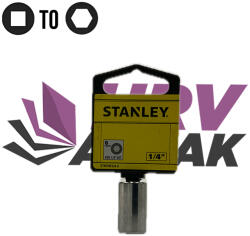 STANLEY 1/4″ bitfej átalakító adapter (STMT86124-0U)
