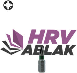 ABRABORO Pozidrive POWER bit PZ1 25 mm (061802101015)