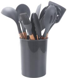 Iris KT-003-DG 11db-os sötét szürke konyhai eszköz készlet (KT-003-DG) - officedepot