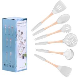 Iris KT-006-W fehér 7 db-os konyhai eszköz készlet (KT-006-W) - officedepot