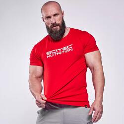 Scitec Nutrition NICO férfi póló piros S Scitec Nutrition