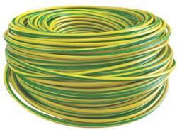  MCU 1, 5 mm2 vezeték zöld-sárga tömör réz kábel H07V-U 100m/tekercs (H07V-U1x 1.5z/s)