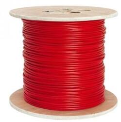  Tűzjelző kábel 2x2x0, 8 mm2 piros árnyékolt tömör réz vezeték JB-Y(St)Y