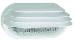 Anco hajólámpa műanyag ráccsal ovális fehér E27 40W IP44 321192 (321192)