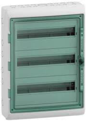 Schneider Electric KAEDRA Mini lakáselosztó doboz falon kívüli 54 (3x18) modul kiselosztó IP65 13436 (13436)