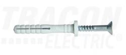 Tracon Tipli 6-os 6x45mm beüthető tipli+csavar szürke M6x40 Tracon (TB645)