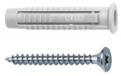  Celo TIPLI 8-as műanyag univerzális tipli+csavar M8 8x40mm 98FXSZ Apolo (98FXSZ)