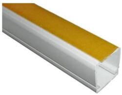 CanaLUX Öntapadós műanyag kábelcsatorna 40x16mm 2m/szál 60m/köt fehér (CNL-AF-40016)