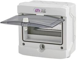 ETI lakáselosztó doboz falon kívüli 8 modul kiselosztó IP65 001101061 (001101061)