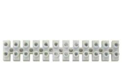 Kanlux műanyag sorkapocs 10mm2 fehér 12 tagú H-10MM2 PP M (26433)
