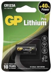 GP Batteries Lítium elem CR123A 3V 1db/bliszter B1501 (B1501)
