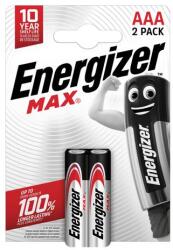 Energizer Max alkáli mikro ceruza elem AAA 2db/bliszter (EMAAAB2)