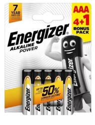 Energizer Power alkáli mikro ceruza elem AAA 4+1db/bliszter (EPAAAB4+1)