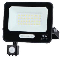 OPTONICA LED reflektor mozgásérzékelővel 30W 2700lm 3000K fekete IP65 15856