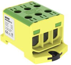 MOREK fővezetéki leágazó sorkapocs zöld/sárga 3x1, 5-50 mm2 OTL50-3 MAA3050Y10 (MAA3050Y10)
