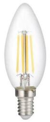 OPTONICA LED izzó filament gyertya E14 6W 6000K hideg fehér 1410