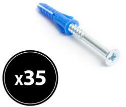 Handy tipli + csavar - 6 x 30mm - 35db/csomag 04825A (04825A)