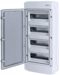 Tehnoplast falon kívüli lakáselosztó 48 (4x12) modulos kiselosztó doboz IP65 N 48 D (THP-N48D)