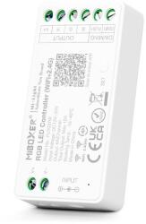 MiBoxer 3 az 1-ben WIFI RGB/RGBW/RGB+CCT LED szalag zóna vezérlő DC12-24V 12A FUT037W+ (FUT037W+)
